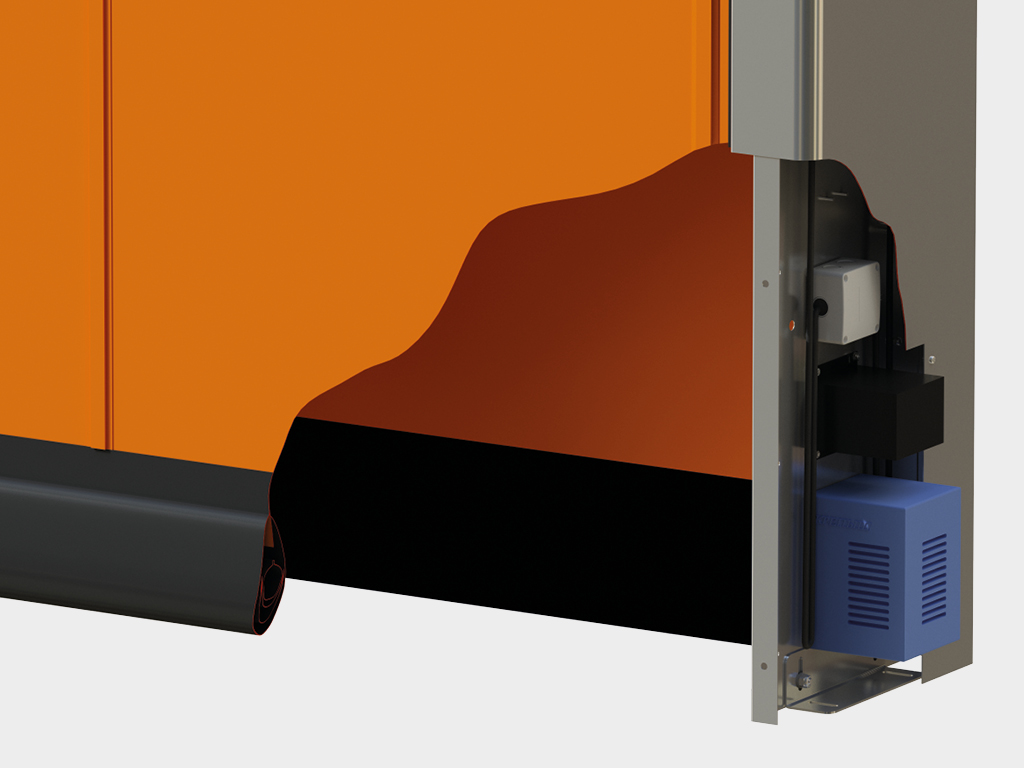 Heating of the drive and tracks